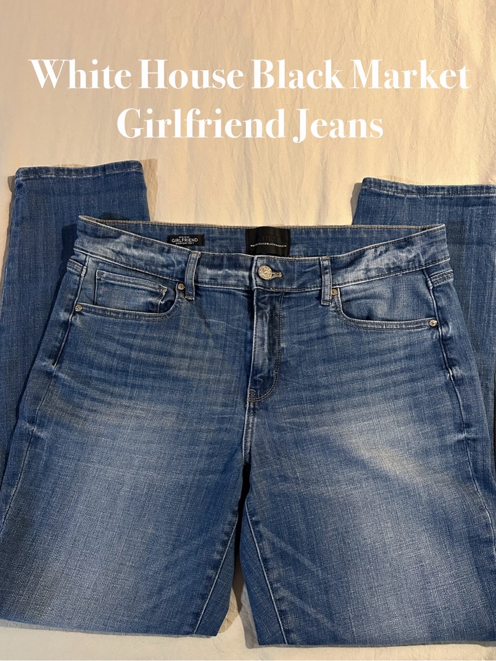 White House Black Market Mid-Rise GF Everyday Soft Jeans